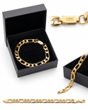Pulseira Masculina Cuban Link Premium Dourada