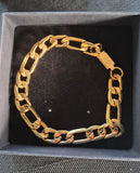 Pulseira Masculina Cuban Link Premium Dourada