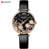 Relógio feminino Curren - pulseira de aço inoxidável
