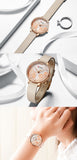 Relógio feminino Curren - pulseira de aço inoxidável