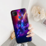 Case For Redmi 9C Case Redmi 9C NFC Fashion Silicone Soft Cover For Xiaomi Redmi 9C Animal Case TPU Bumper on Redmi 9C NFC Coque