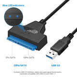 CABO ADAPTADOR USB + CONECTOR COM 2,5 POLEGADAS E DISCO RÍGIDO